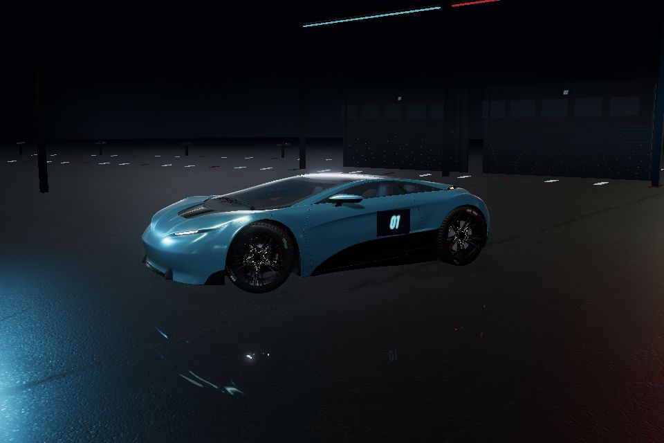 Dust Devils detailed race car